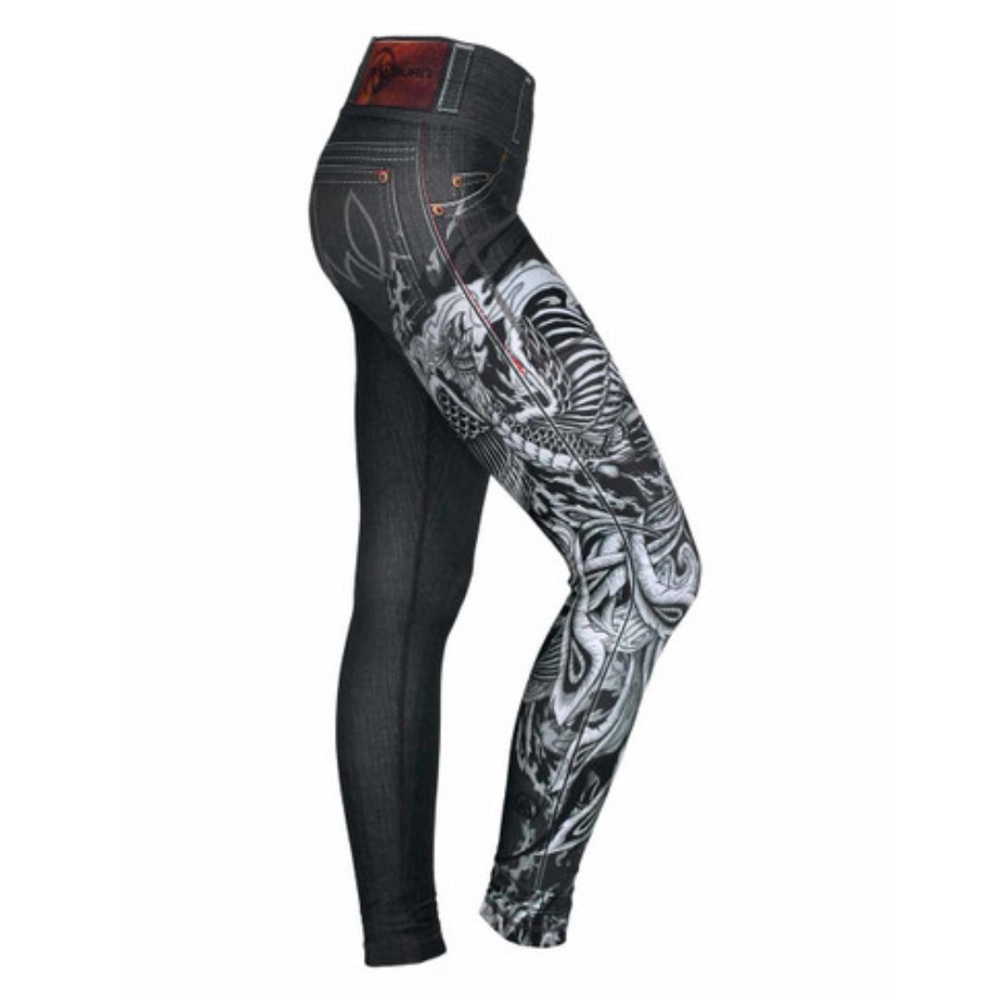 INKnBURN Phoenix leggings. Two side pockets